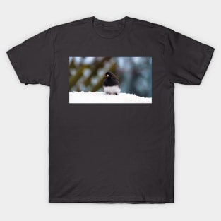 Dark-eyed Junco In The Snow T-Shirt